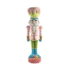 Best The Jolly Christmas Shop December Diamonds 40" Large Pink Candy Nutcracker Christmas Decoration 08-08820