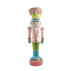 Best The Jolly Christmas Shop December Diamonds 40" Large Pink Candy Nutcracker Christmas Decoration 08-08820