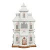 Clearance The Jolly Christmas Shop December Diamonds 24" LED Lighted White Gingerbread House Christmas Decoration 29-29623