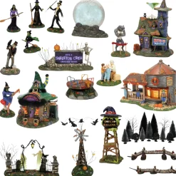Best The Jolly Christmas Shop Department 56 2024 Halloween Village 18 Pc Set