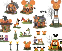 Discount The Jolly Christmas Shop Department 56 2024 Mickey's Pumpkintown Village Full Set