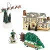 Online The Jolly Christmas Shop Department 56 4 Piece Christmas Vacation Village Starter Set