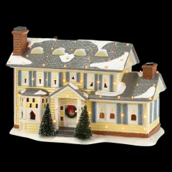 Online The Jolly Christmas Shop Department 56 4 Piece Christmas Vacation Village Starter Set