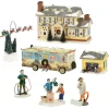 Best The Jolly Christmas Shop Department 56 7 Piece Christmas Vacation Village Set