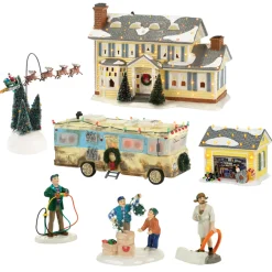 Best The Jolly Christmas Shop Department 56 7 Piece Christmas Vacation Village Set