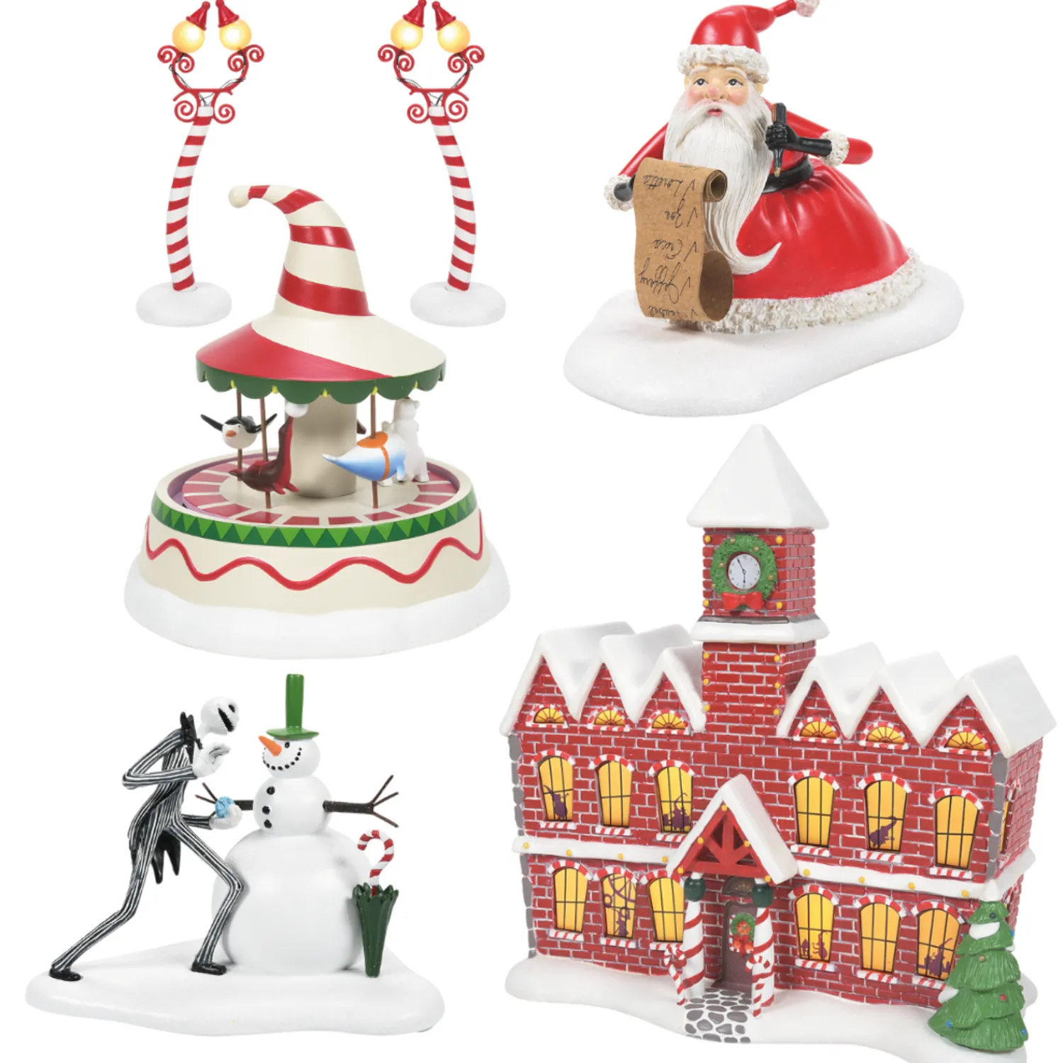 Sale The Jolly Christmas Shop Department 56 2022 The Nightmare Before Christmas Village Set Of 5