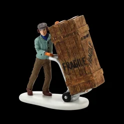 Discount The Jolly Christmas Shop Department 56 A Christmas Story Village Fragile Delivery Figure 4027629