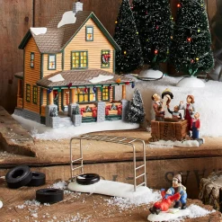 Hot The Jolly Christmas Shop Department 56 A Christmas Story Village Ralphie's House 4029245