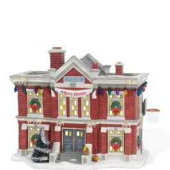 Discount The Jolly Christmas Shop Department 56 A Christmas Story Village Cleveland Elementary School 805029