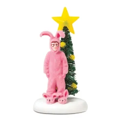 Best The Jolly Christmas Shop Department 56 A Christmas Story Village Pink Nightmare Figure 805038