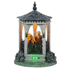 Hot The Jolly Christmas Shop Department 56 Addams Family Village The Gazebo At Moonlight Figure 6005626