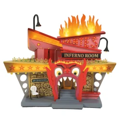 Hot The Jolly Christmas Shop Department 56 Beetlejuice Village Dante's Inferno Lounge Building 6014736