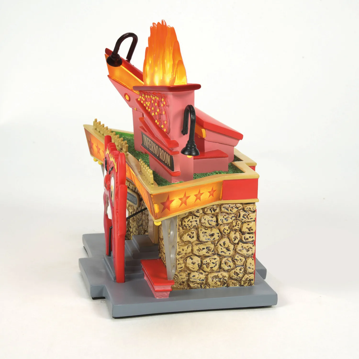 Hot The Jolly Christmas Shop Department 56 Beetlejuice Village Dante's Inferno Lounge Building 6014736