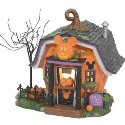 Best The Jolly Christmas Shop Department 56 Disney Mickey's Pumpkintown Carving Studio 6012310