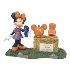 The Jolly Christmas Shop Department 56 Disney Mickey's Pumpkintown Minnie Picks A Winner 6012311