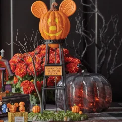 Outlet The Jolly Christmas Shop Department 56 Disney Mickey's Pumpkintown Water Tower 6012312