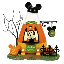 Clearance The Jolly Christmas Shop Department 56 Disney Mickey's Pumpkintown Village Minnie's Kissing Booth 6013680