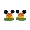 Best The Jolly Christmas Shop Department 56 Disney Mickey's Pumpkintown Candy Corn Topiaries 6013682