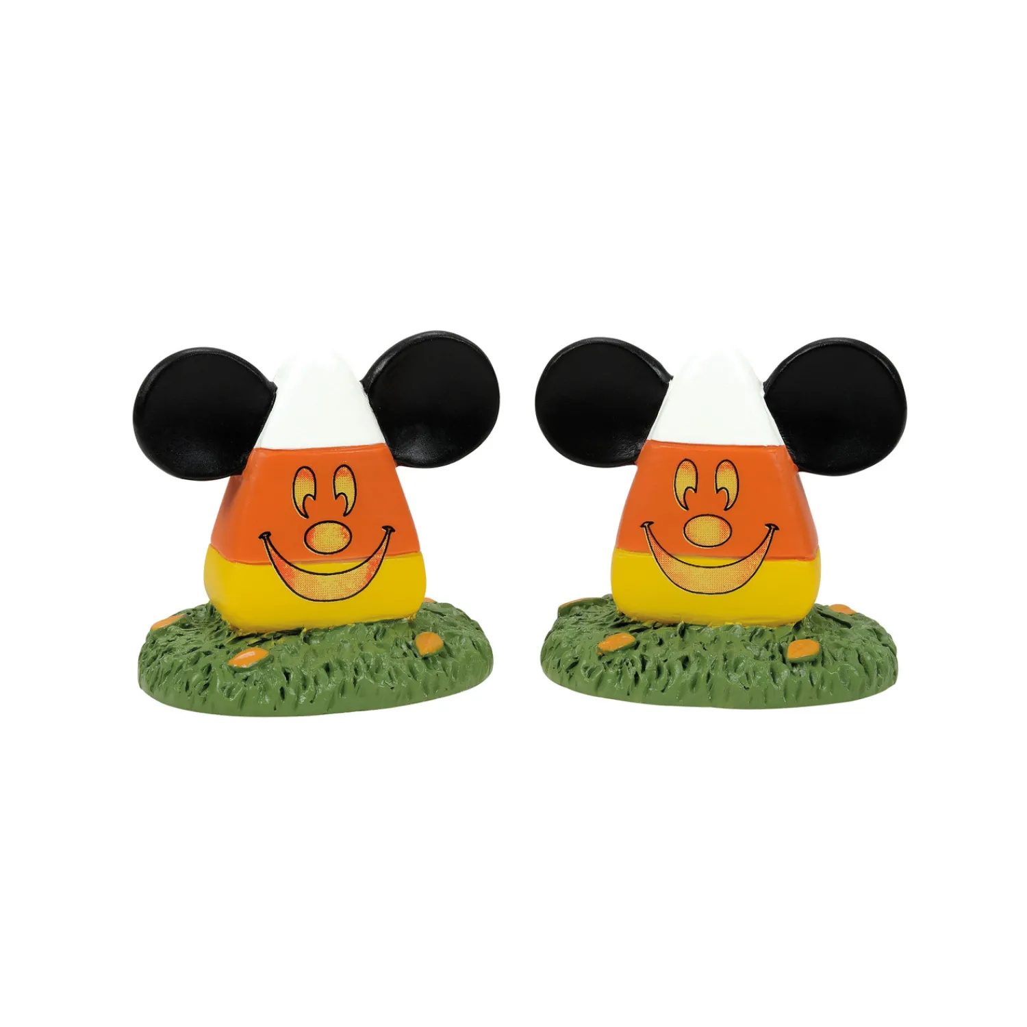 Best The Jolly Christmas Shop Department 56 Disney Mickey's Pumpkintown Candy Corn Topiaries 6013682