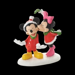New The Jolly Christmas Shop Department 56 Disney Village Mickey's Christmas Kiss 4053053