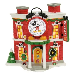 Online The Jolly Christmas Shop Department 56 Disney Village Mickey's Alarm Clock Shop 4057261