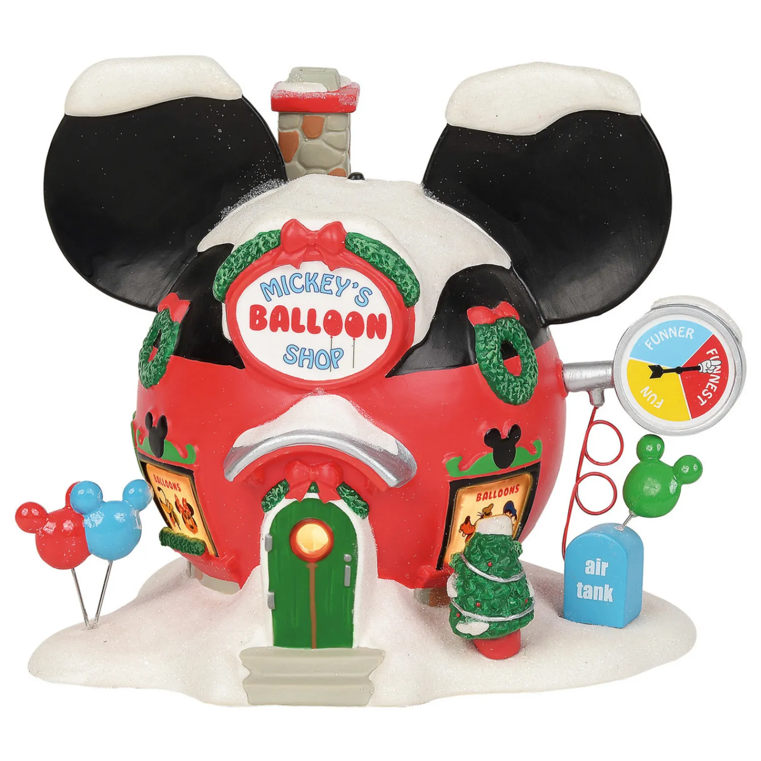 Online The Jolly Christmas Shop Department 56 Disney Village Mickey's Balloon Inflators Building 6001316