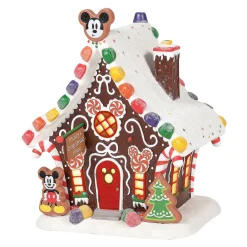 The Jolly Christmas Shop Department 56 Disney Village Mickey's Gingerbread House Building 6001317