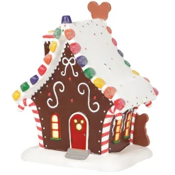 The Jolly Christmas Shop Department 56 Disney Village Mickey's Gingerbread House Building 6001317