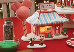 Outlet The Jolly Christmas Shop Department 56 Disney Village Minnie's Cotton Candy Shop Building 6001318