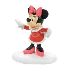 Best The Jolly Christmas Shop Department 56 Disney Village Minnie Struts Her Stuff Figure 6010495