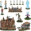 Discount The Jolly Christmas Shop Department 56 Disney Village First Edition Disney World Haunted Mansion 8 Pc Set 6013606FE