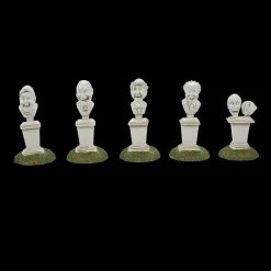Discount The Jolly Christmas Shop Department 56 Disney Village First Edition Disney World Haunted Mansion 8 Pc Set 6013606FE