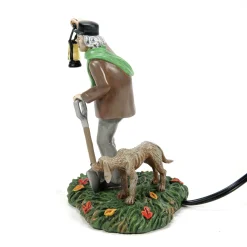 Clearance The Jolly Christmas Shop Department 56 Disney Village Disney World Haunted Mansion Silas Crump & His Dog, Bones Lighted Figure 6013607