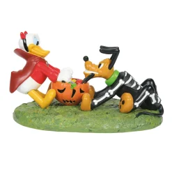 Outlet The Jolly Christmas Shop Department 56 Disney's Halloween Pumpkintown Village Donald And Pluto's Tussle 6007729