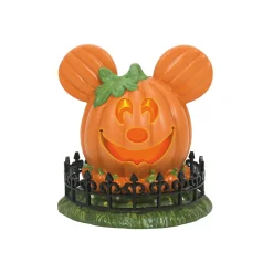 Sale The Jolly Christmas Shop Department 56 Disney's Halloween Village Mickey's Pumpkintown Town Center Pumpkin 6007731