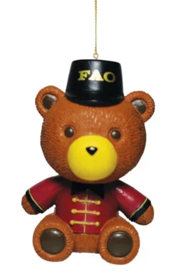 Hot The Jolly Christmas Shop Department 56 FAO Schwarz Bear Christmas Ornament 6009090