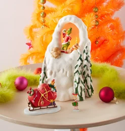Discount The Jolly Christmas Shop Department 56 Grinch Village Mount Crumpit Building 4029621