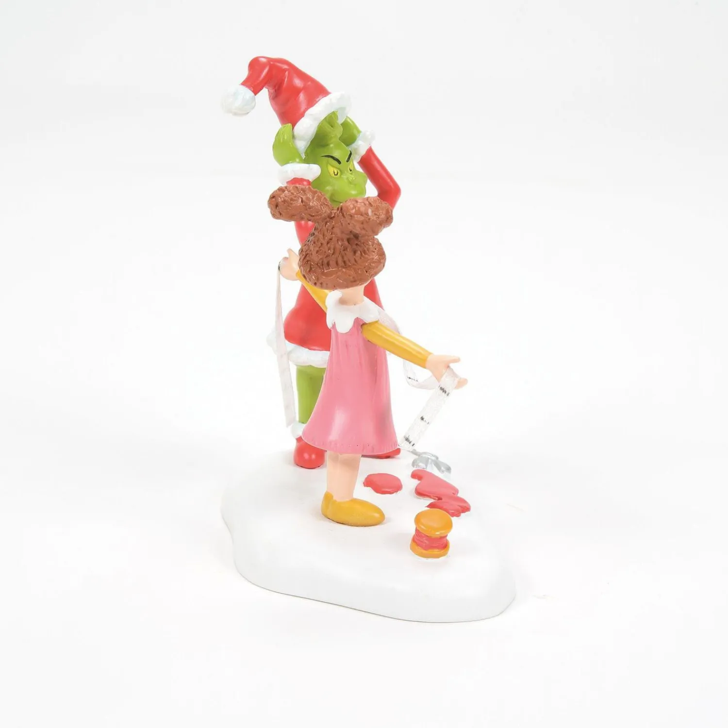 Hot The Jolly Christmas Shop Department 56 Grinch Village Being Fitted For A Santy Suit Figure 6013019