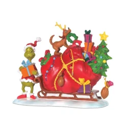 Hot The Jolly Christmas Shop Department 56 Grinch Village The Grinch's Small Heart Grew Figure 804158