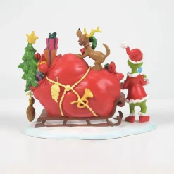 Hot The Jolly Christmas Shop Department 56 Grinch Village The Grinch's Small Heart Grew Figure 804158