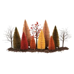 Sale The Jolly Christmas Shop Department 56 Halloween Or Fall Village Accessory A Splendid Fall Landscape Set 6013637