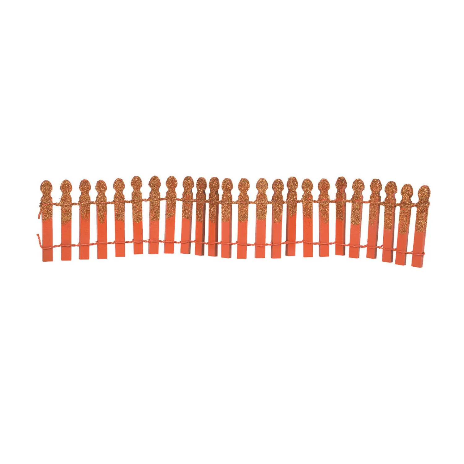 Online The Jolly Christmas Shop Department 56 Halloween Village Pumpkin Orange Or Ghoulish Purple Glitter Fence