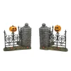 Hot The Jolly Christmas Shop Department 56 Halloween Village Jack Lantern Lit Fence Corners 6007702