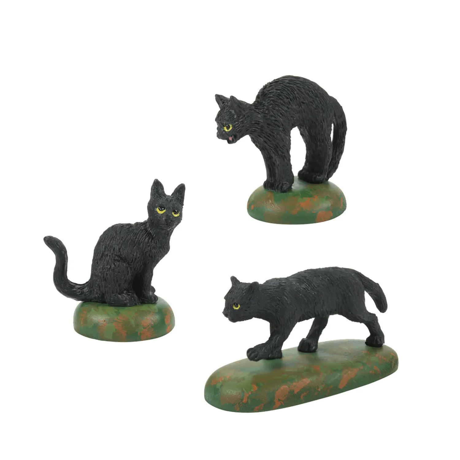 Hot The Jolly Christmas Shop Department 56 Halloween Village A Clowder Of Black Cats Figure 6007711