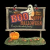The Jolly Christmas Shop Department 56 Halloween Village Lit Ghost Billboard 6009819