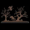 Sale The Jolly Christmas Shop Department 56 Halloween Village Haunted Woods Silhouette 6009822