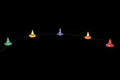 The Jolly Christmas Shop Department 56 Halloween Village Lit Witch Hat String Of Lights 6009842