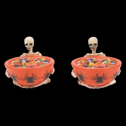 Best The Jolly Christmas Shop Department 56 Halloween Village Set Of 2 Trick Or Dare Treat Bowls 6010453