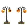New The Jolly Christmas Shop Department 56 Halloween Village Hallows Eve Lit Street Lamps 6012281