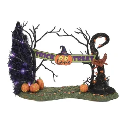 Outlet The Jolly Christmas Shop Department 56 Halloween Village Trick Or Treat Lane Entrance 6012299